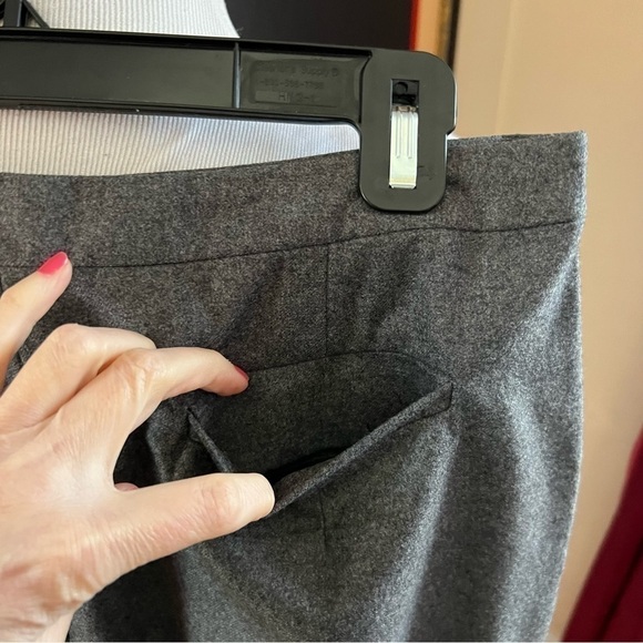 Escada Gray Wide Leg Pants - Picture 7 of 11